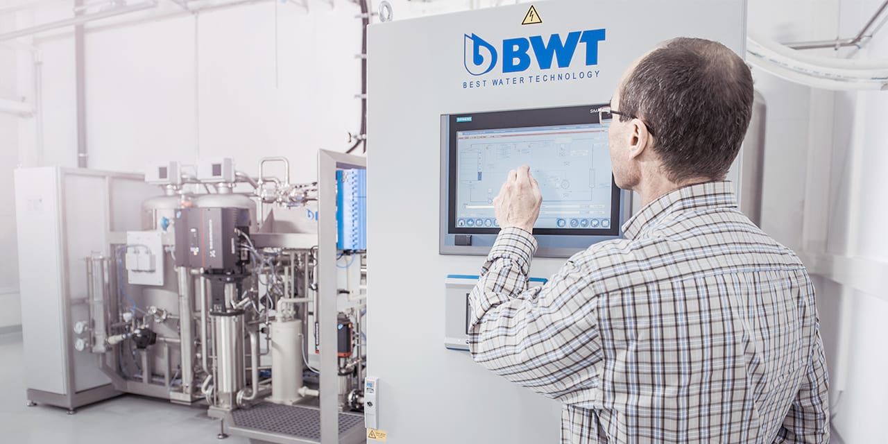 Couple in swimming pool